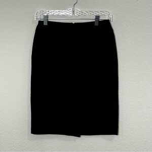 Banana Republic Women's Slim Straight Stretch Black Pencil Skirt Size 0